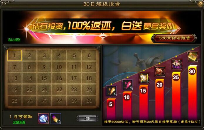 圣妖传30日投资 圣妖传30日投资