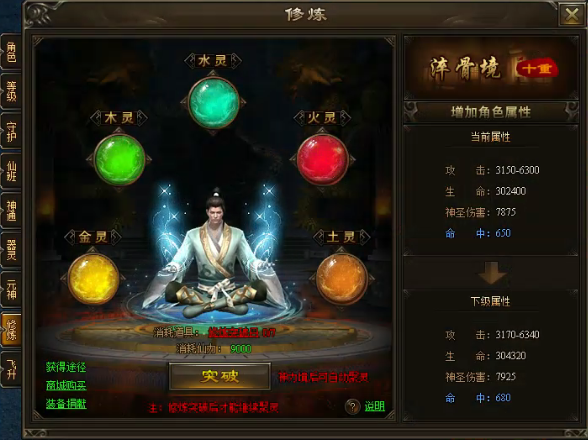 神戒角色修炼境界 神戒角色修炼境界